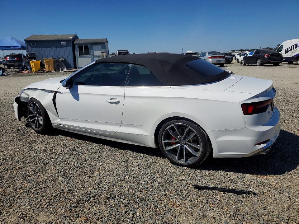 2018 Audi Rs5 VIN WAU24GF54JN021301 COPART salvage auction — FRONT END, Ca - Salvage Certificate, sold $6,600 on 2026-07-23 (photo 2)