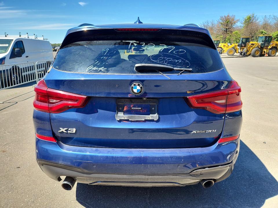 2020 BMW X3 VIN 5UXTY5C03LLT32790 COPART salvage auction — FRONT END, Wv - Certificate Of Title, sold $4,100 on 2026-07-16 (photo 6)