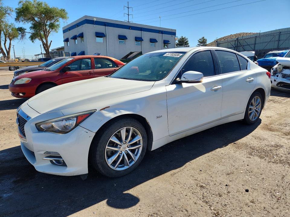 2017 Infiniti Q50 VIN JN1EV7AR3HM834493 — COPART salvage auction photo