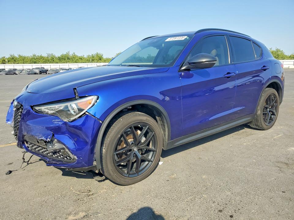 2021 Alfa romeo VIN ZASPAJAN2M7D10392 COPART salvage auction — FRONT END, Ca - Salvage Certificate, sold $100 on 2026-08-06 (photo 1)