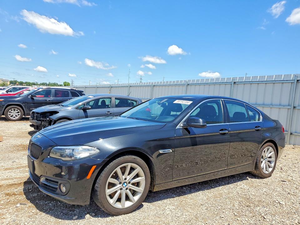 2015 BMW 5er VIN WBA5B3C54FD543729 COPART salvage auction — WATER/FLOOD, Ia - Cert Of Title-Salvage Title, sold $1,050 on 2026-07-22 (photo 1)