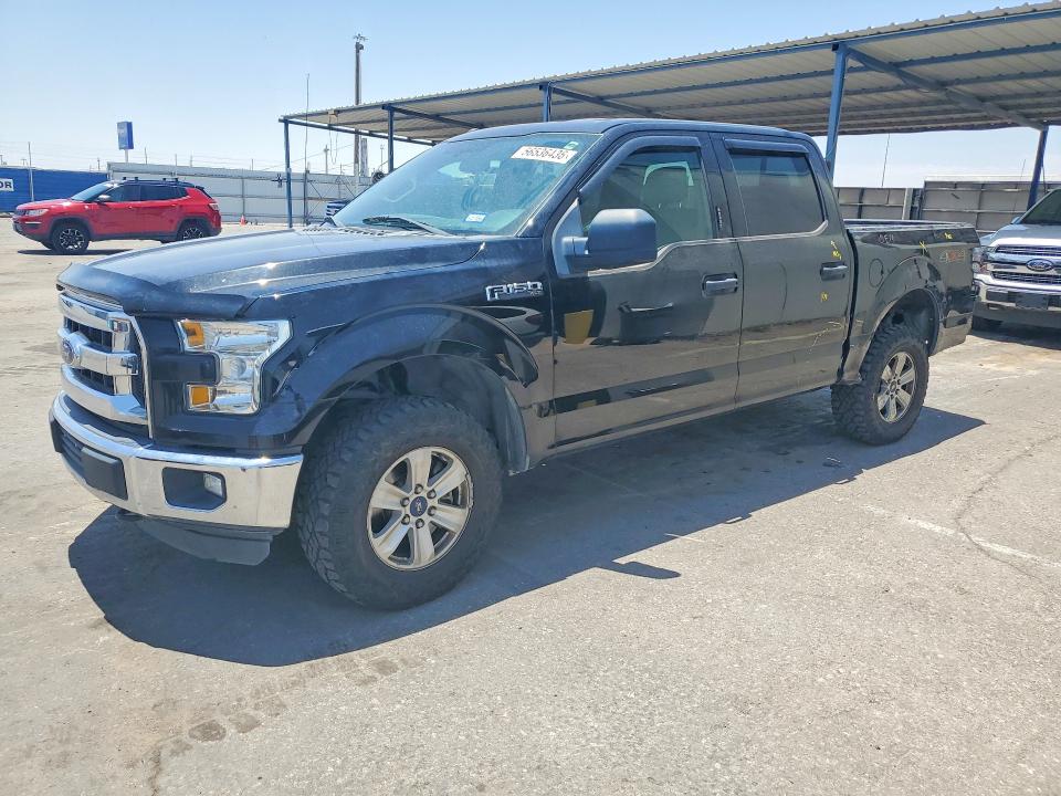 2016 Ford F-150 VIN 1FTEW1E80GFC59295 COPART salvage auction — REAR END, Tx - Salvage Vehicle Title, sold $7,300 on 2026-07-31 (photo 1)