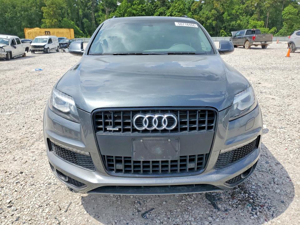 2014 Audi Q7 VIN WA1DGAFE6ED015733 COPART salvage auction — SIDE, Tx - Salvage Vehicle Title, sold $1,450 on 2026-07-24 (photo 5)