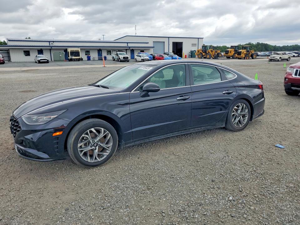 2023 Hyundai Sonata VIN KMHL14JA9PA309622 COPART salvage auction — SIDE, Nc - Salvage Certificate Of Title, sold $6,000 on 2026-07-20 (photo 1)