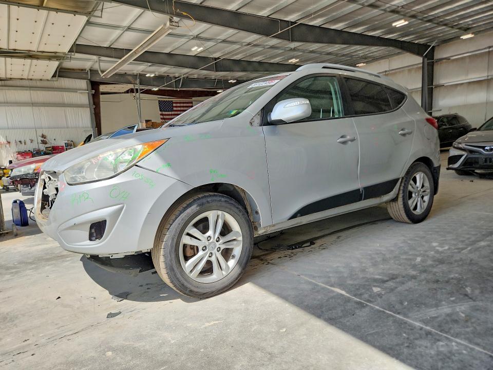 2012 Hyundai Tucson VIN KM8JU3AC2CU469666 COPART salvage auction — FRONT END, Ne - Cert Of Title-Salvage, sold $225 on 2026-07-28 (photo 1)