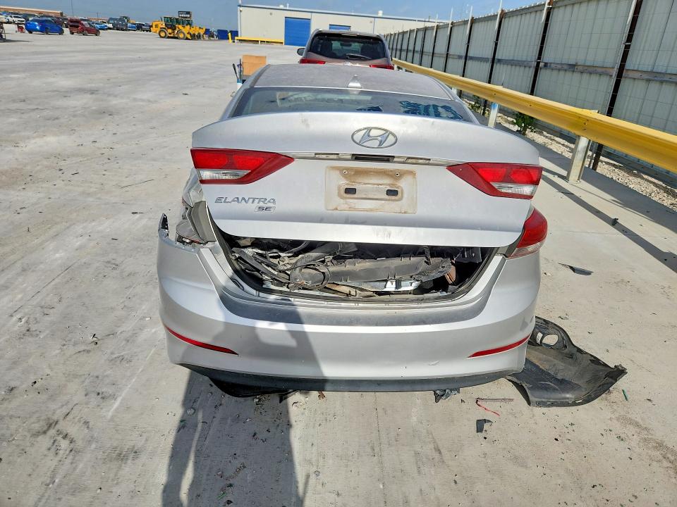 2017 Hyundai Elantra VIN KMHD74LF7HU087593 COPART salvage auction — FRONT END, Salvage Title, sold $175 on 2026-07-31 (photo 6)