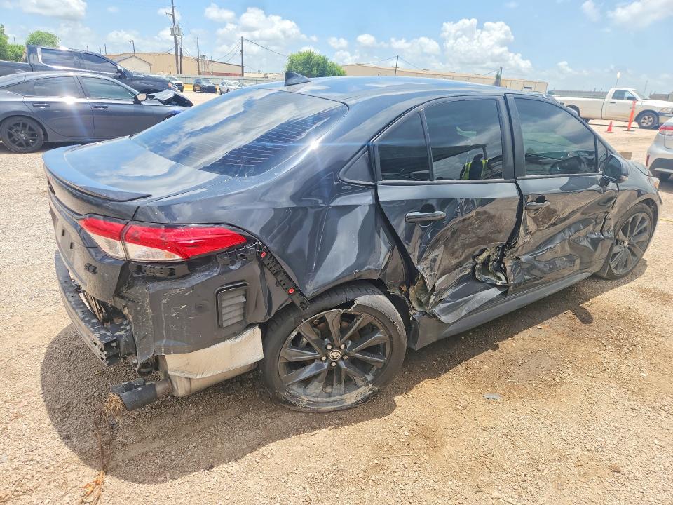2025 Toyota Corolla VIN 5YFS4MCE1SP222745 COPART salvage auction — SIDE, Tx - Certificate Of Title, sold $5,500 on 2026-07-14 (photo 3)