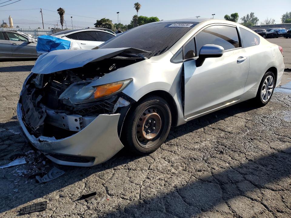 2015 Honda Civic VIN 2HGFG3B50FH528952 COPART salvage auction — FRONT END, Ca - Salvage Certificate, sold $600 on 2026-07-02 (photo 1)