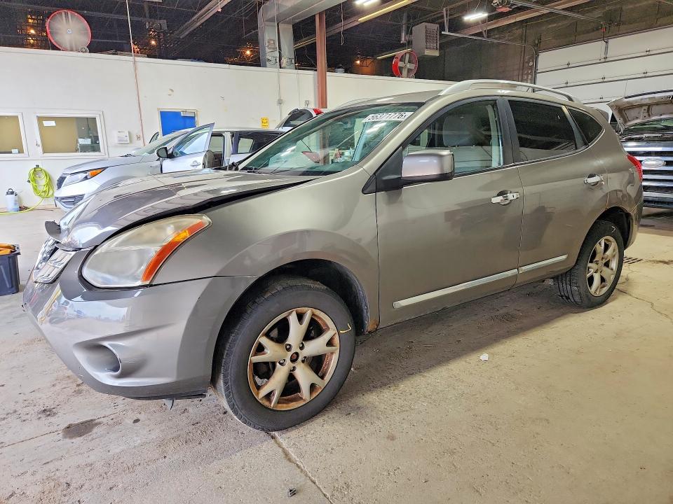 2011 Nissan Rogue VIN JN8AS5MV1BW677094 COPART salvage auction — FRONT END, Mn - Cert Of Title-Salvage, sold $200 on 2026-07-28 (photo 1)
