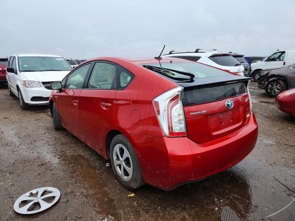 2012 Toyota Prius VIN JTDKN3DUXC5412913 COPART salvage auction — NORMAL WEAR, IN - CERTIFICATE OF TITLE, sold $1,600 on 2026-07-09 (photo 2)
