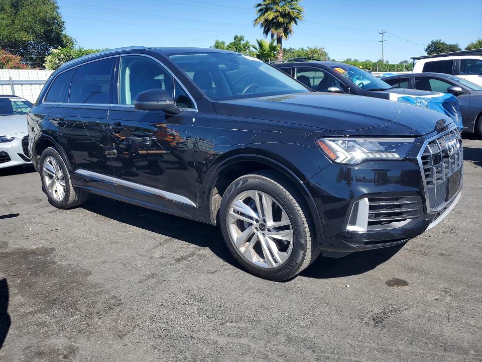 2024 Audi Q7 VIN WA1LXBF79RD004315 COPART salvage auction — VANDALISM, Ca - Salvage Certificate, sold $18,300 on 2026-07-09 (photo 4)