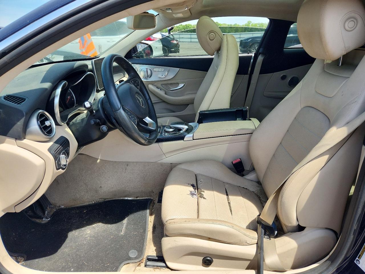 2017 Mercedes-Benz C-Class VIN WDDWJ4KB8HF526663 COPART salvage auction — Front End, WV - CERTIFICATE OF TITLE (P), sold $1,450 on 2026-07-01 (photo 7)