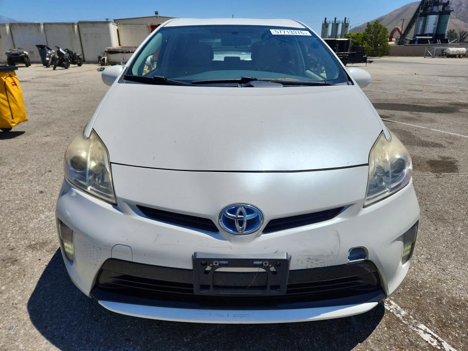 2012 Toyota Prius VIN JTDKN3DU8C1612793 COPART salvage auction — REAR END, Ca - Salvage Certificate, sold $1,500 on 2026-07-31 (photo 5)
