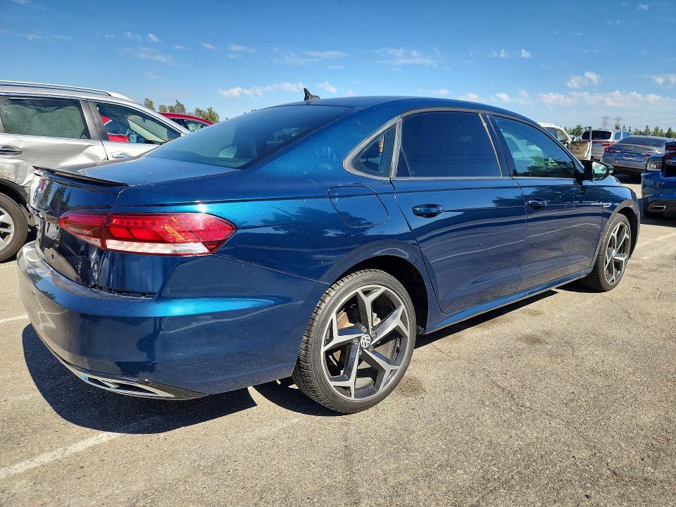 2020 Volkswagen Passat VIN 1VWMA7A3XLC016920 COPART salvage auction — UNDERCARRIAGE, CA - DIS/DLR/EXP ONLY CLEAN TITLE (P), sold $6,700 on 2026-07-07 (photo 3)