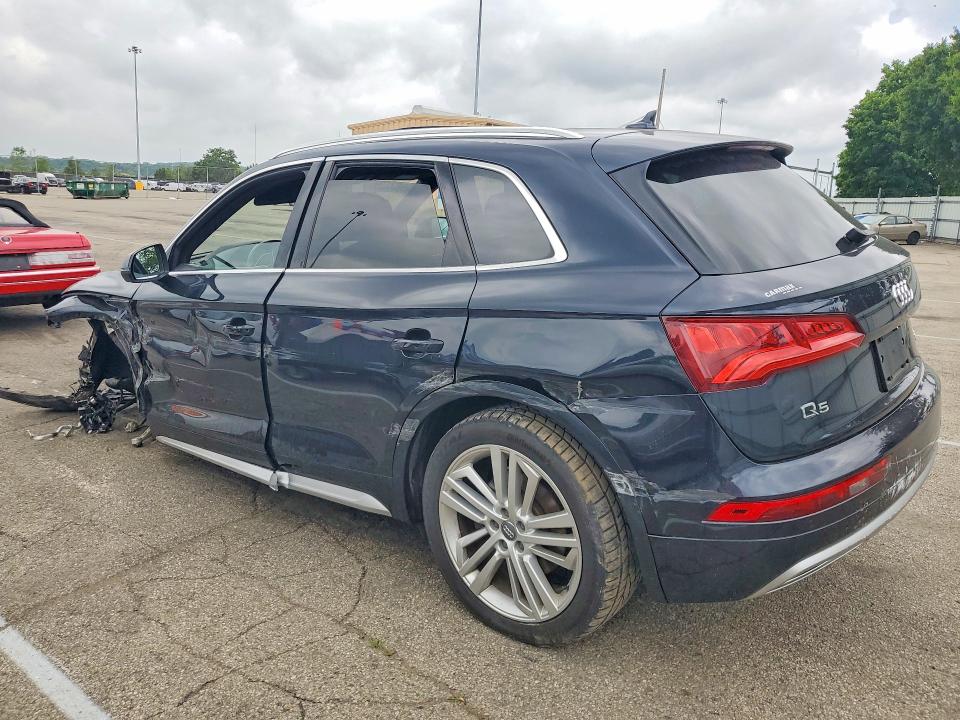 2018 Audi Q5 VIN WA1BNAFY7J2183121 COPART salvage auction — FRONT END, Oh - Cert Of Title-Salvage, sold $3,000 on 2026-07-15 (photo 2)