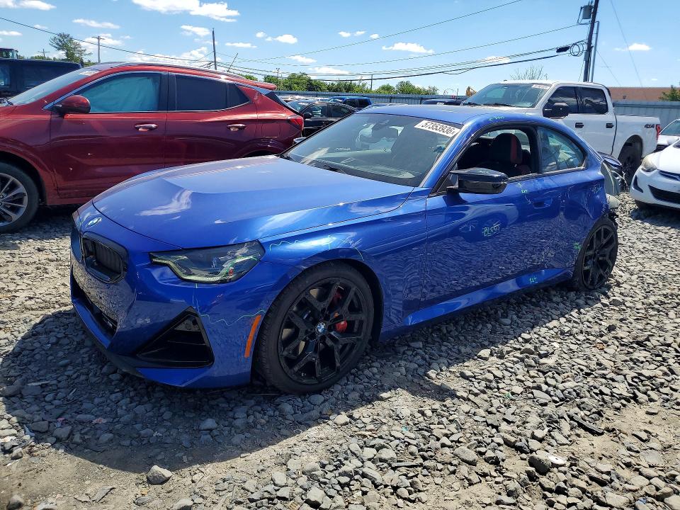 2025 BMW M2 VIN 3MW43CM07S8F54887 COPART salvage auction — REAR END, Tn - Salvage Certificate, sold $17,900 on 2026-07-22 (photo 1)