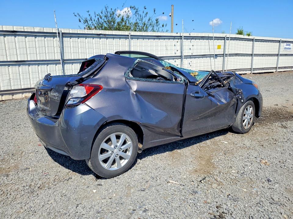 2015 Toyota Yaris VIN VNKJTUD33FA018381 COPART salvage auction — ALL OVER, Nj - Cert Of Title-Salvage, sold $425 on 2026-07-17 (photo 3)
