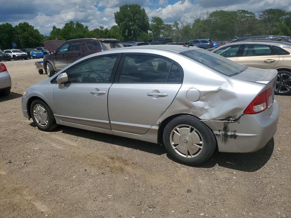 2009 Honda Civic hybrid VIN JHMFA36239S017439 COPART salvage auction — REAR END, IA - CERT OF TITLE-SALVAGE TITLE, sold $80 on 2026-07-17 (photo 2)
