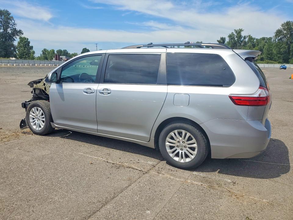 2017 Toyota Sienna VIN 5TDYZ3DC5HS850438 COPART salvage auction — FRONT END, Or - Salvage Title Certificate, sold $8,300 on 2026-07-20 (photo 2)