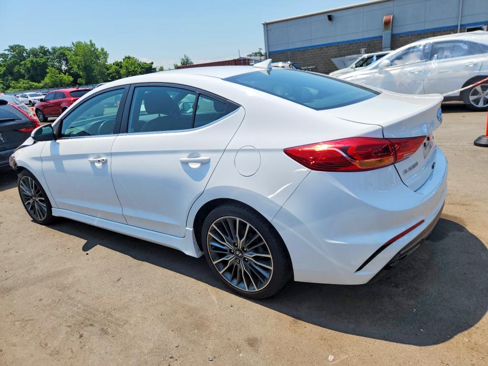 2017 Hyundai Elantra VIN KMHD04LB9HU345646 COPART salvage auction — FRONT END, Ct - Cert Of Title-Parts Only Salva, sold $550 on 2026-07-17 (photo 2)
