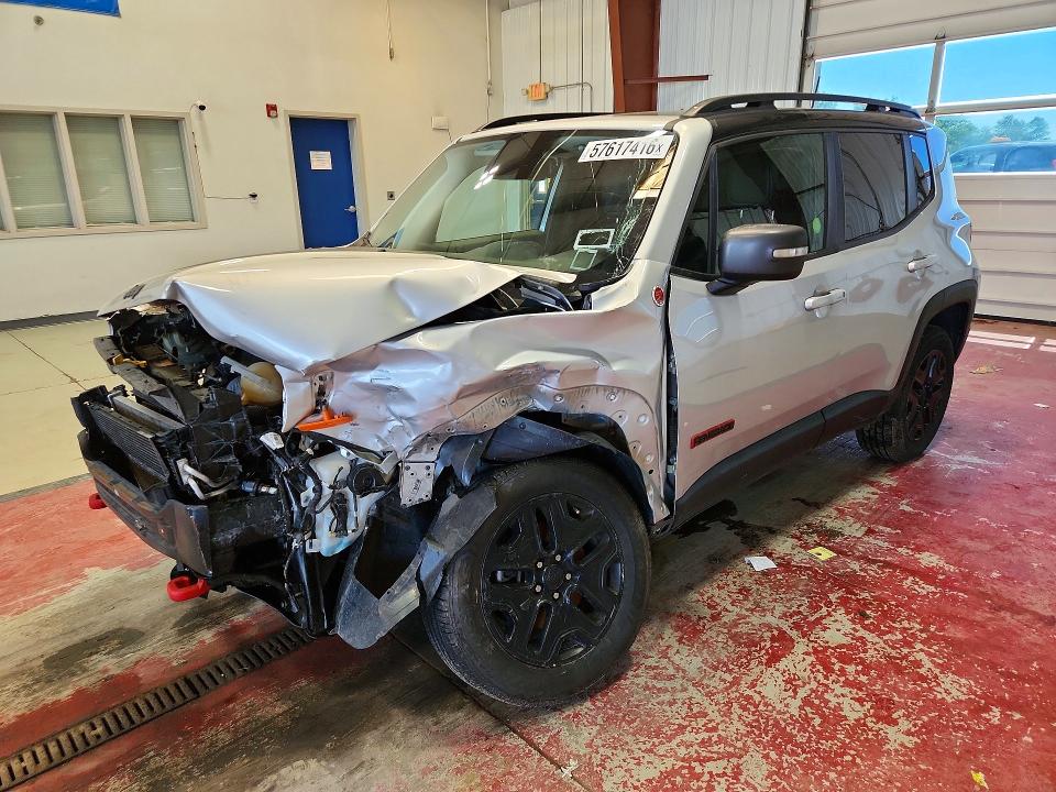 2018 Jeep VIN ZACCJBCBXJPJ01123 COPART salvage auction — FRONT END, NY - MV-907A SALVAGE CERTIFICATE, sold $525 on 2026-07-27 (photo 1)