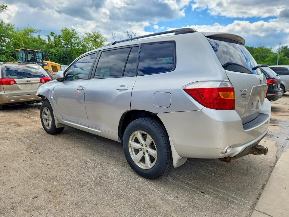 2008 Toyota Highlander VIN JTEDS41A882022124 COPART salvage auction — FRONT END, TN - SALVAGE CERTIFICATE, sold $1,000 on 2026-07-20 (photo 2)