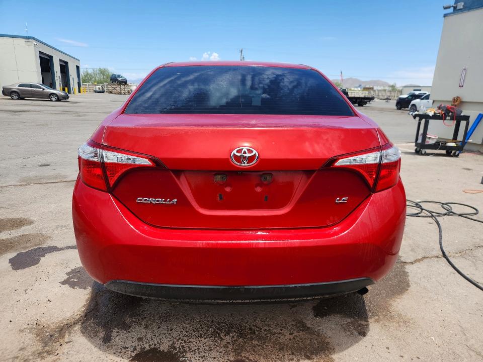 2016 Toyota Corolla VIN 5YFBURHE2GP479586 COPART salvage auction — FRONT END, Nm - Certificate Of Title, sold $775 on 2026-07-07 (photo 6)