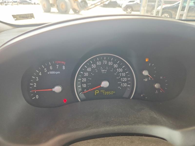 2012 Kia SEDONA VIN KNDMH4C74C6427158 COPART salvage auction — HAIL, Mo - Certificate Of Title, sold $1,500 on 2026-07-08 (photo 9)