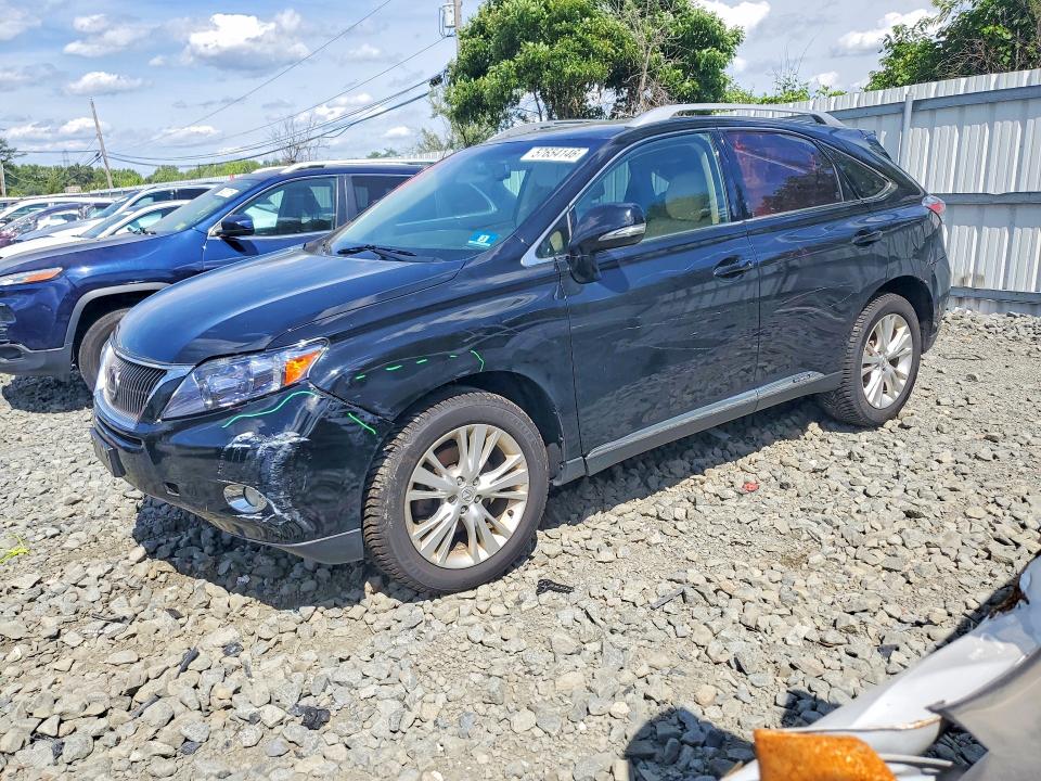 2010 Lexus Rx 450h VIN JTJBC1BA9A2004336 COPART salvage auction — MINOR DENT/SCRATCHES, Nj - Cert Of Title-Salvage, sold $1,900 on 2026-07-29 (photo 1)