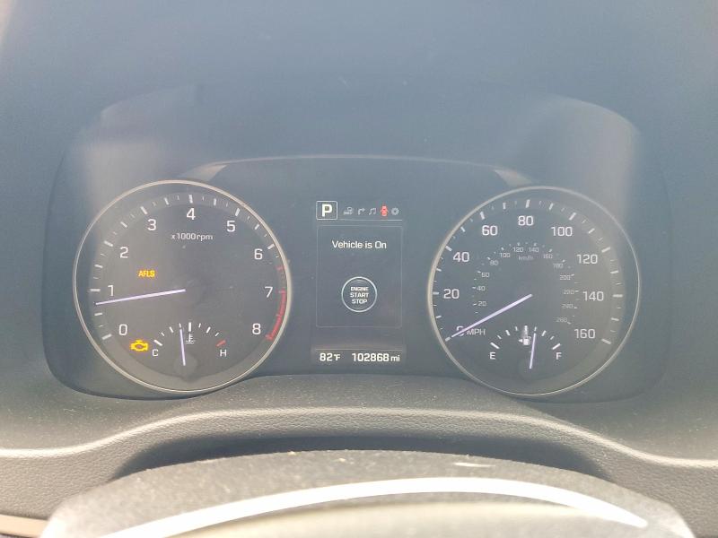 2017 Hyundai Elantra VIN KMHD84LF9HU283970 COPART salvage auction — FRONT END, Ny - Mv-907A Salvage Certificate, sold $1,350 on 2026-07-07 (photo 9)