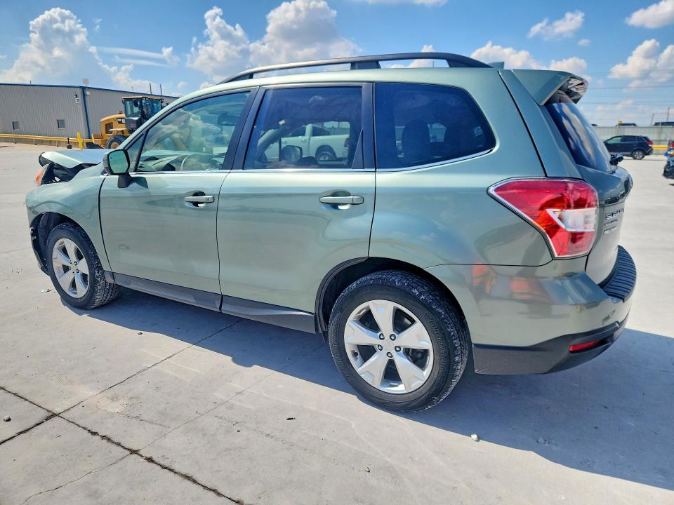 2016 Subaru Forester VIN JF2SJAHC5GH491253 COPART salvage auction — FRONT END, Tx - Certificate Of Title, sold $175 on 2026-07-28 (photo 2)