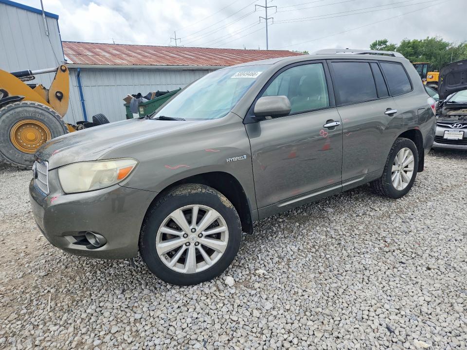2009 Toyota Highlander VIN JTEEW44A692026775 COPART salvage auction — REAR END, Oh - Cert Of Title-Salvage, sold $125 on 2026-07-21 (photo 1)