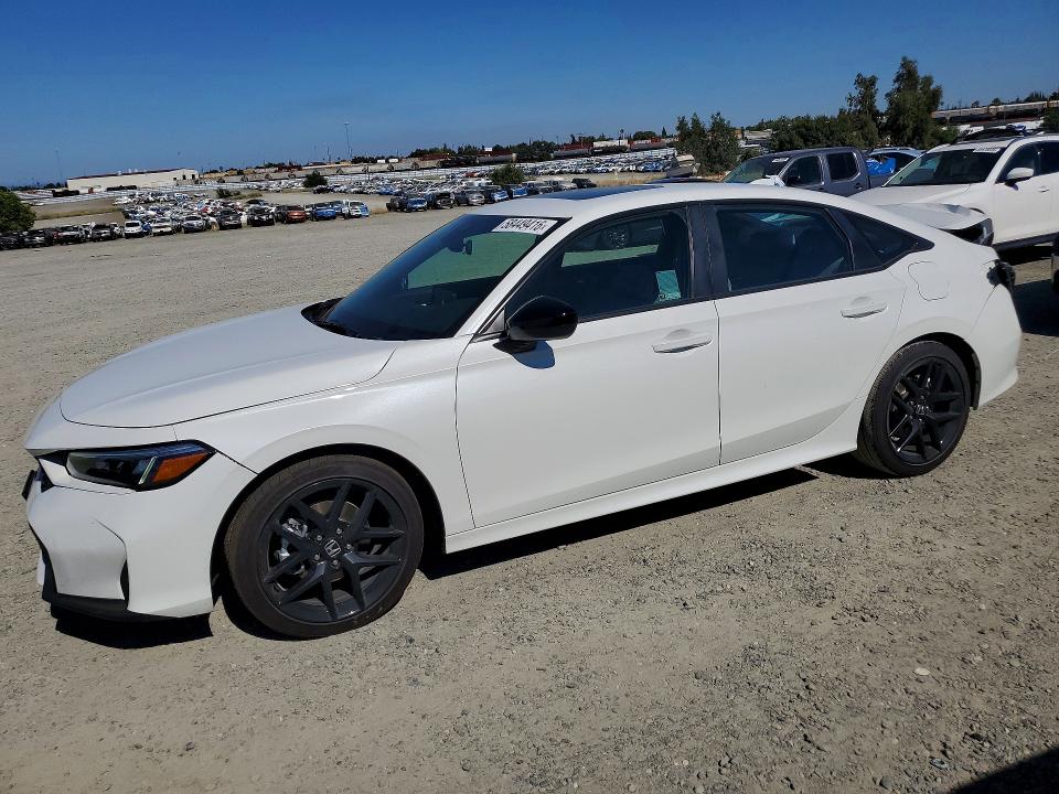 2026 Honda Civic VIN 2HGFE4F80TH330304 COPART salvage auction — REAR END, Ca - Salvage Certificate, sold $10,400 on 2026-07-02 (photo 1)