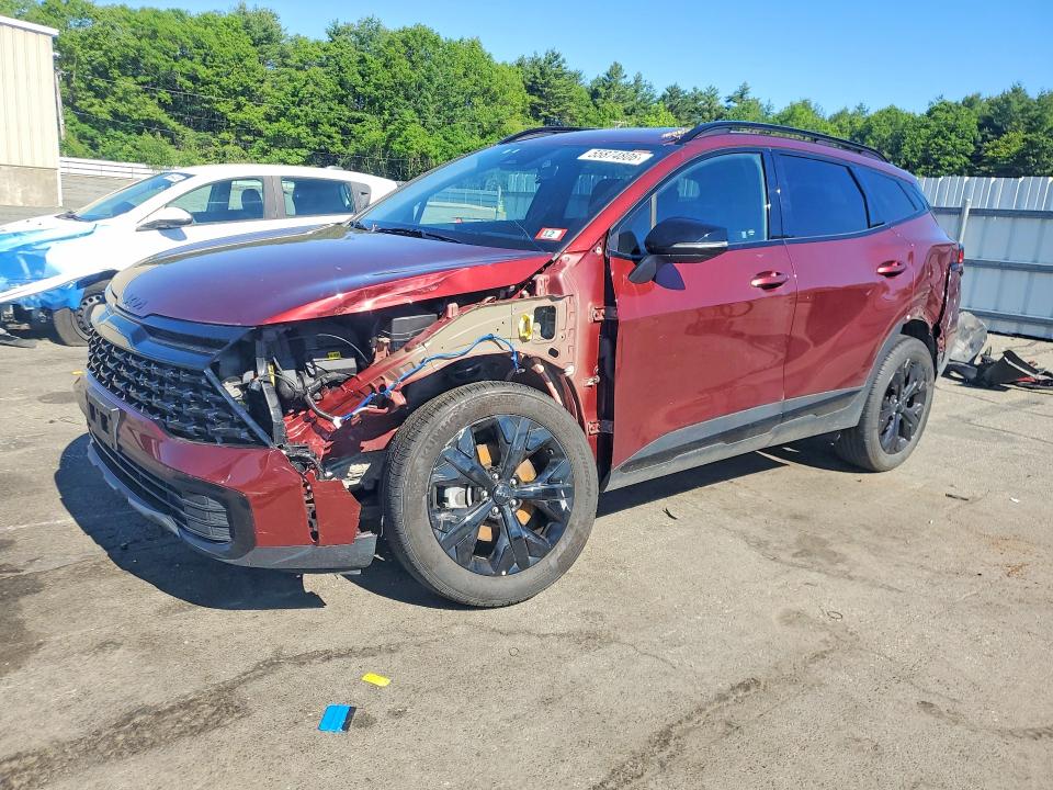 2025 Kia Sportage VIN 5XYK6CDF1SG263294 COPART salvage auction — FRONT END, Nh - Cert Of Title-Salvage, sold $7,300 on 2026-07-28 (photo 1)