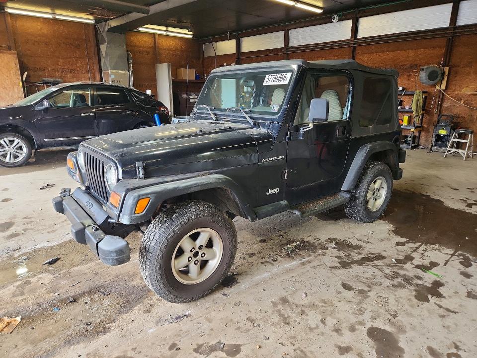 1999 Jeep Wrangler / VIN 1J4FY29P3XP466242 COPART salvage auction — MINOR DENT/SCRATCHES, Pa - Cert Of Title, sold $1,250 on 2026-07-02 (photo 1)