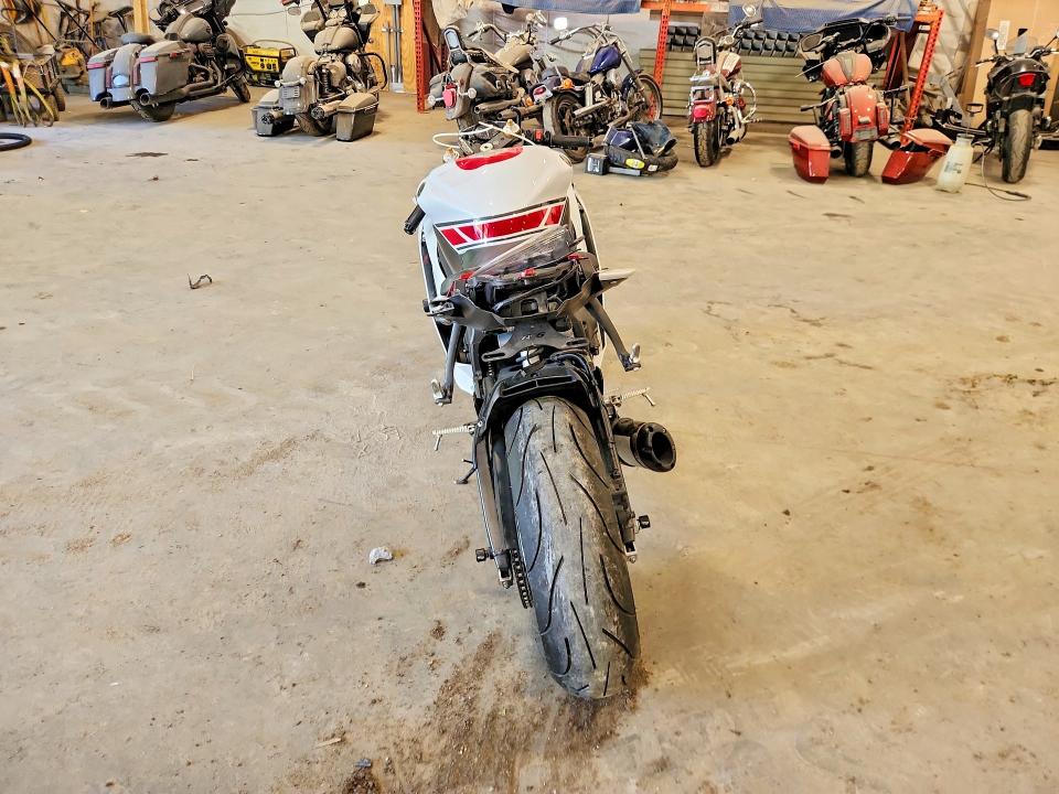 2012 Yamaha Yzf VIN JYARJ16E8CA027003 COPART salvage auction — FRONT END, Vt - Cert Of Title-Salvage Vehicle, sold $1,100 on 2026-07-23 (photo 4)