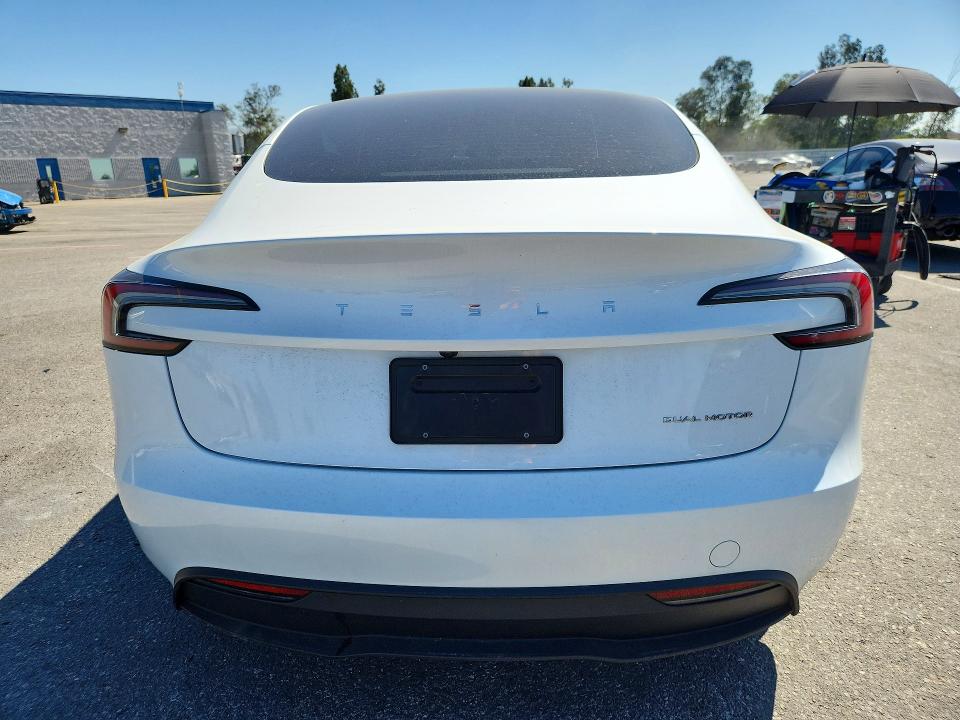 2024 Tesla Model 3 VIN 5YJ3E1EB9RF807081 COPART salvage auction — FRONT END, Ca - Salvage Certificate, sold $13,700 on 2026-07-02 (photo 6)