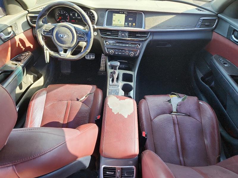 2016 Kia Optima VIN 5XXGW4L25GG024871 COPART salvage auction — FRONT END, Nm - Certificate Of Title, sold $1,700 on 2026-07-07 (photo 8)