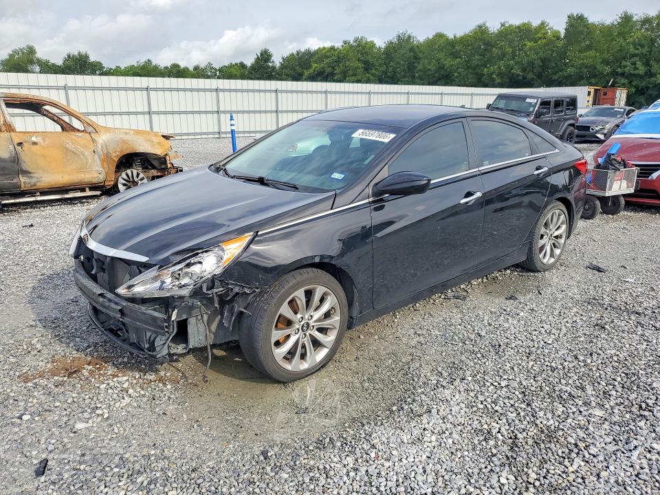 2013 Hyundai Sonata VIN 5NPEC4AC7DH614212 COPART salvage auction — FRONT END, TX - SALVAGE VEHICLE TITLE, sold $1,100 on 2026-07-27 (photo 1)