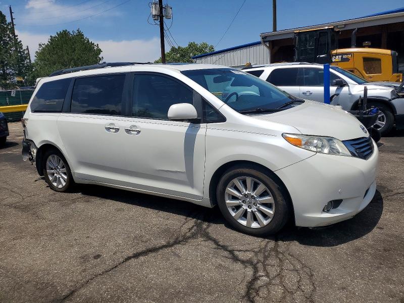 2012 Toyota Sienna VIN 5TDYK3DC1CS191979 COPART salvage auction — REAR END, Co - Public - Salvage Title, sold $2,650 on 2026-07-14 (photo 4)