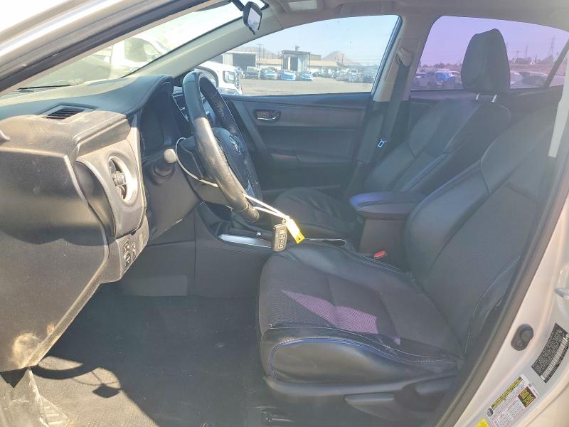 2017 Toyota Corolla VIN 5YFBURHE6HP655671 COPART salvage auction — FRONT END, CA - SALVAGE CERTIFICATE, sold $3,550 on 2026-07-16 (photo 7)