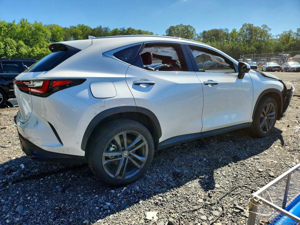 2025 Lexus Nx VIN JTJHKCFZ4S2058279 COPART salvage auction — FRONT END, Md - Cert Of Salvage > 75% Damage, sold $13,700 on 2026-07-31 (photo 3)