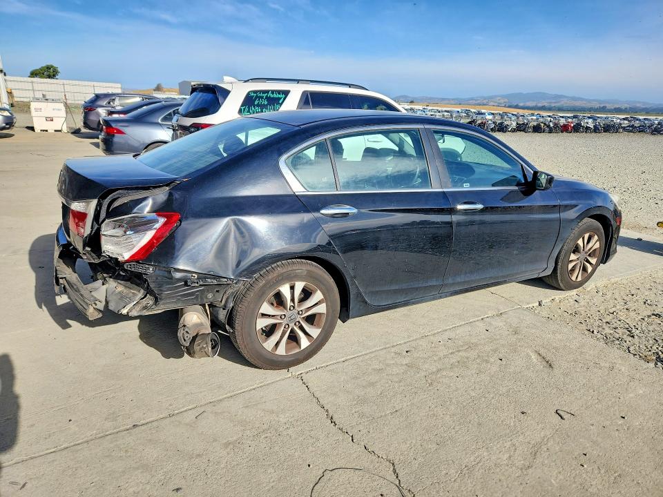2014 Honda Accord VIN 1HGCR2F33EA156391 COPART salvage auction — REAR END, Ca - Salvage Certificate, sold $1,500 on 2026-07-09 (photo 3)