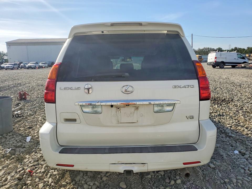 2005 Lexus Gx 470 VIN JTJBT20X550083292 COPART salvage auction — MINOR DENT/SCRATCHES, Nj - Certificate Of Title, sold $3,650 on 2026-07-13 (photo 6)