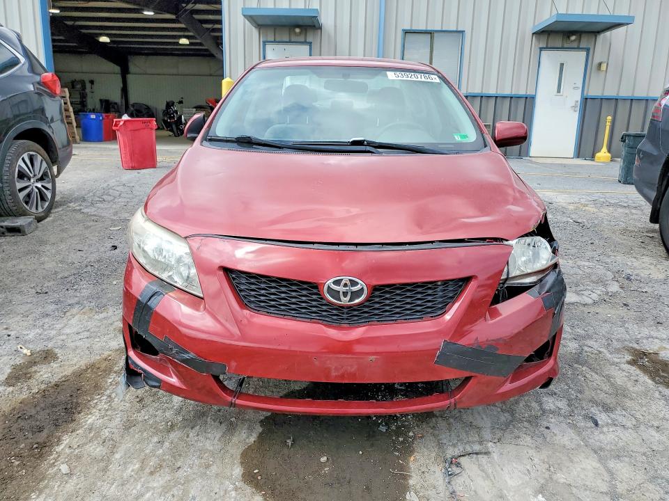 2009 Toyota Corolla VIN JTDBL40E799030253 COPART salvage auction — FRONT END, Pa - Certificate Of Salvage, sold $825 on 2026-07-24 (photo 5)