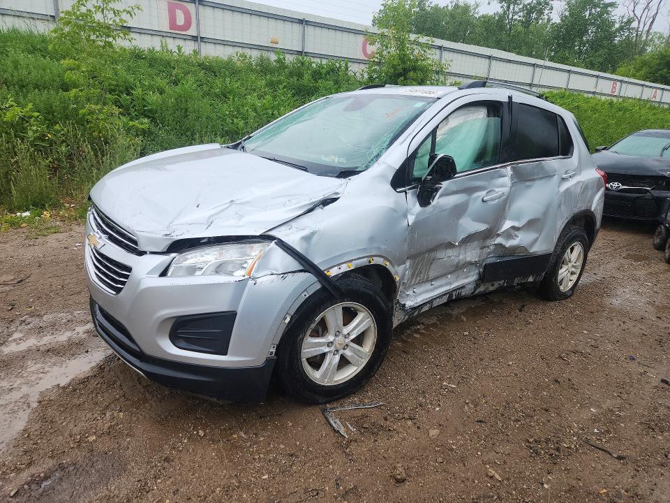 2016 Chevrolet Trax VIN KL7CJPSB7GB759998 COPART salvage auction — ALL OVER, Mi - Certificate Of Title, sold $650 on 2026-07-08 (photo 1)