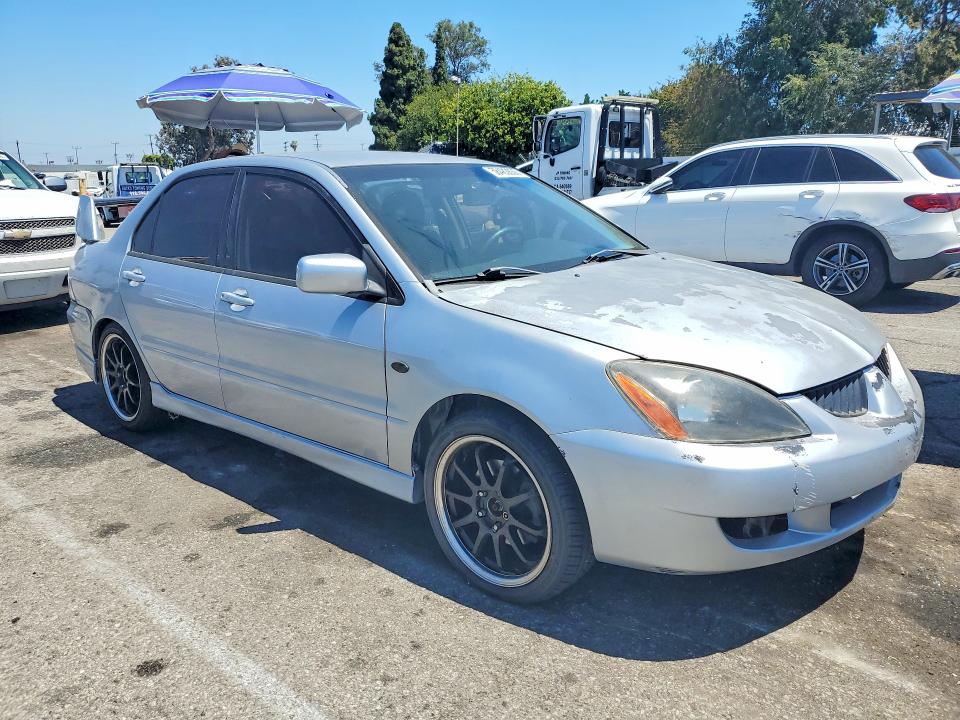 2004 Mitsubishi Lancer VIN JA3AJ66F84U046494 COPART salvage auction — VANDALISM, Ca - Salvage Certificate, sold $375 on 2026-07-24 (photo 4)