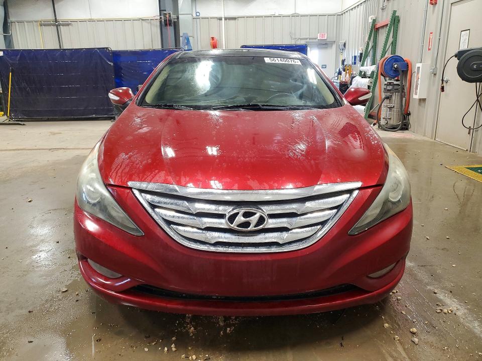 2012 Hyundai Sonata VIN 5NPEC4AB7CH464706 COPART salvage auction — FRONT END, Ok - Certificate Of Title, sold $1,000 on 2026-07-17 (photo 5)