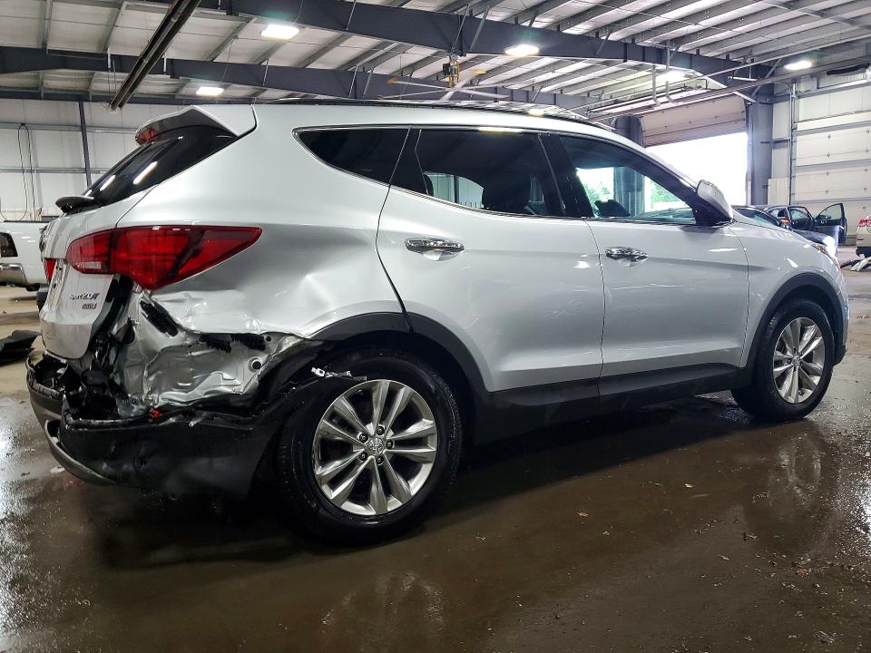 2018 Hyundai Santa fe VIN 5XYZUDLAXJG554746 COPART salvage auction — REAR END, Mn - Cert Of Title-Salvage, sold $3,100 on 2026-07-28 (photo 3)