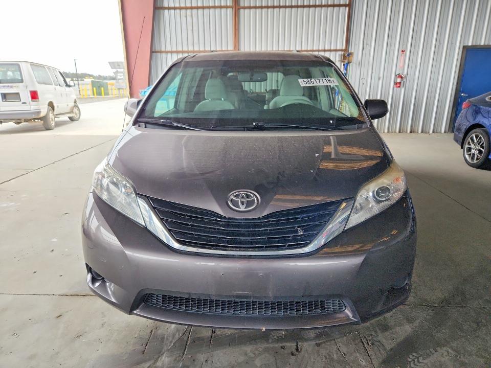 2011 Toyota Sienna VIN 5TDKK3DC6BS033710 COPART salvage auction — REAR END, Ca - Salvage Certificate, sold $925 on 2026-07-13 (photo 5)